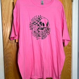 Hot pink T-shirt